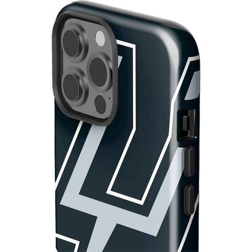 NBA San Antonio Spurs Large Logo iPhone 15 Pro Max Impact Case